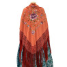 MANTÓN MANILA AZUL PLOMO COLORES
