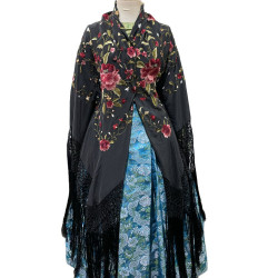 MANTÓN MANILA NEGRO COLORES