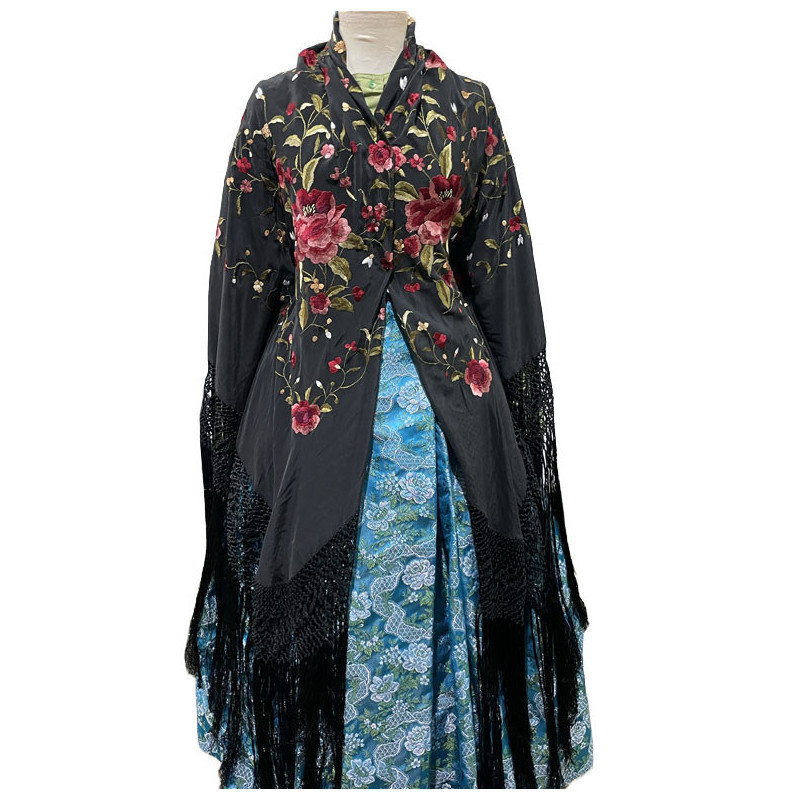 MANTÓN MANILA NEGRO COLORES