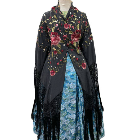 MANTÓN MANILA NEGRO COLORES