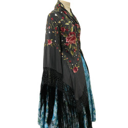 MANTÓN MANILA NEGRO COLORES