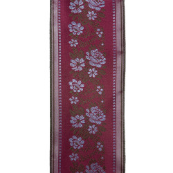 CINTA FUCSIA FLOR AZUL
