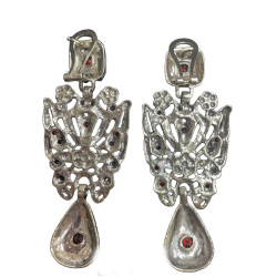 copy of copy of PENDIENTE MARIPOSA PLATA VERDE