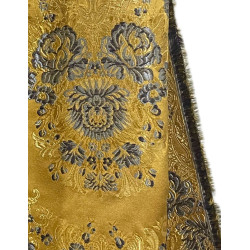 CORTE TELA ORO-AZUL PLOMO