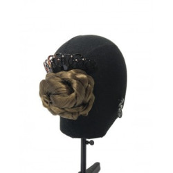 peineta imitación carey brillos